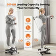 THE ULTIMATE FULL-BODY FAT BURNER: Heavy-Duty Hydraulic Mini Stepper With Resistance Bands