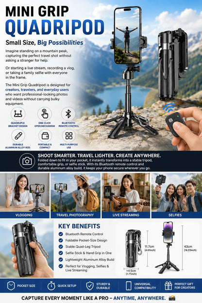 Mini Grip Quadripod